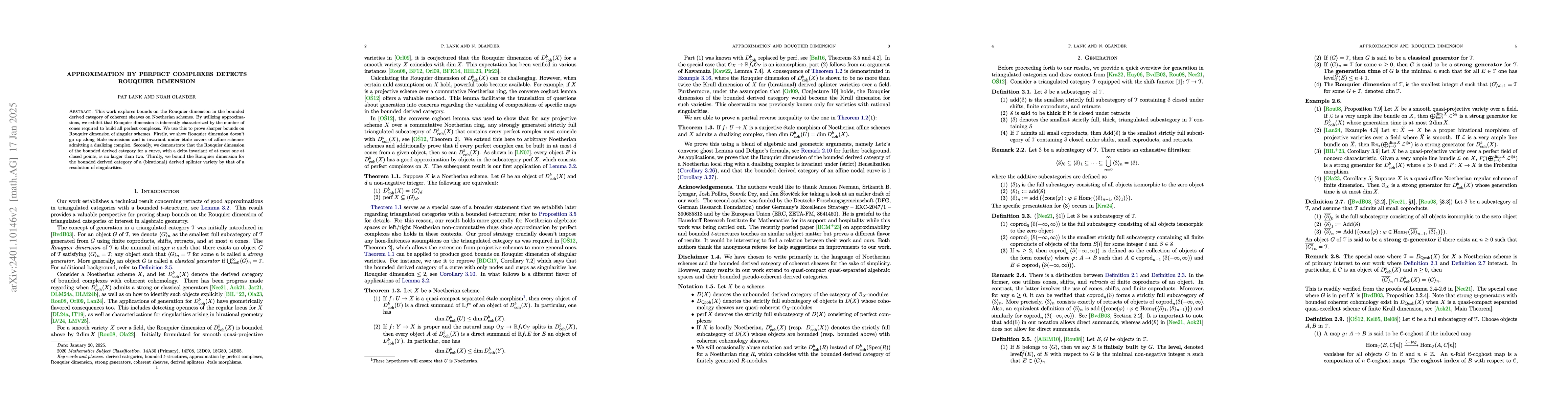 Thumbnail for Approximation by perfect complexes detects Rouquier dimension