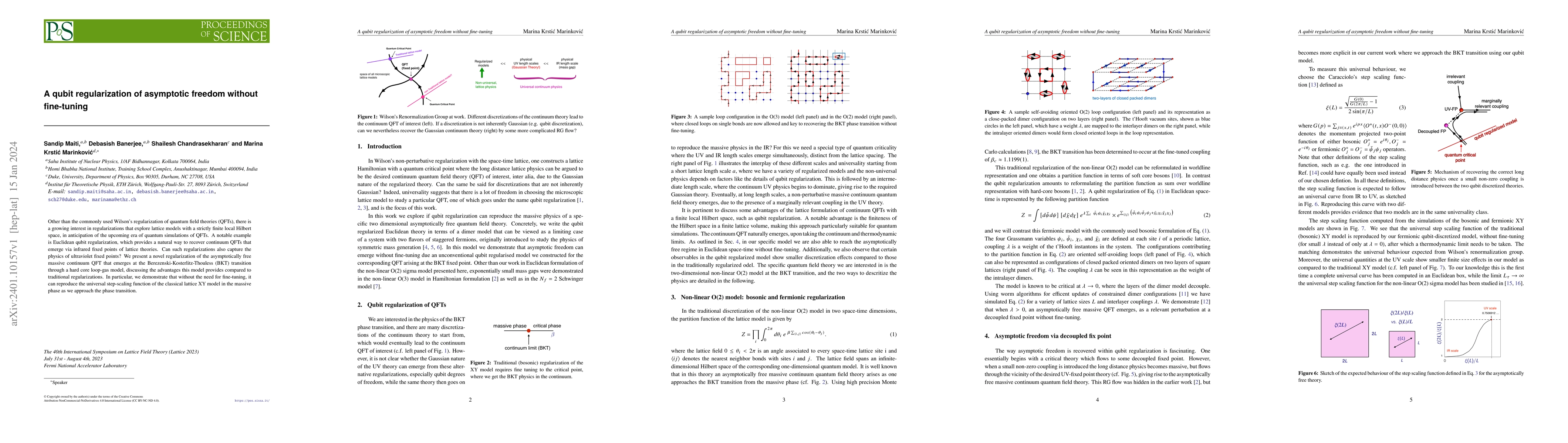 Thumbnail for A qubit regularization of asymptotic freedom without fine-tuning