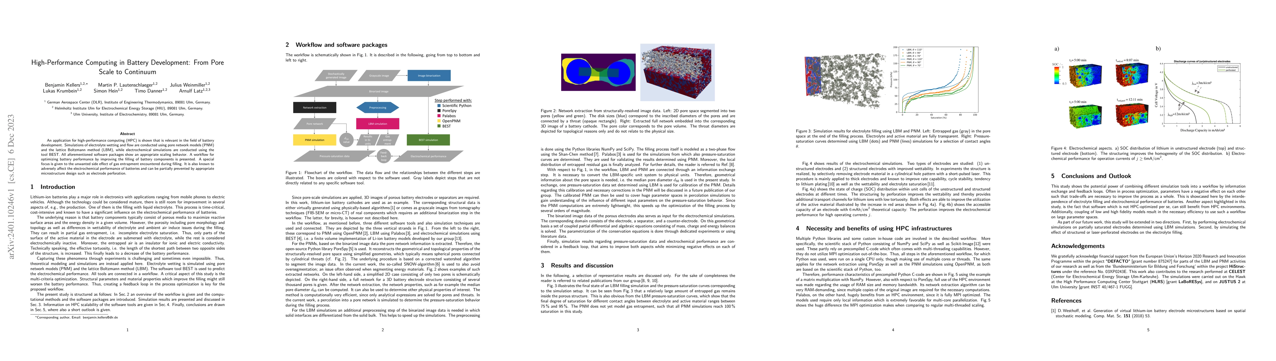 Thumbnail for High-Performance Computing in Battery Development: From Pore Scale to
  Continuum