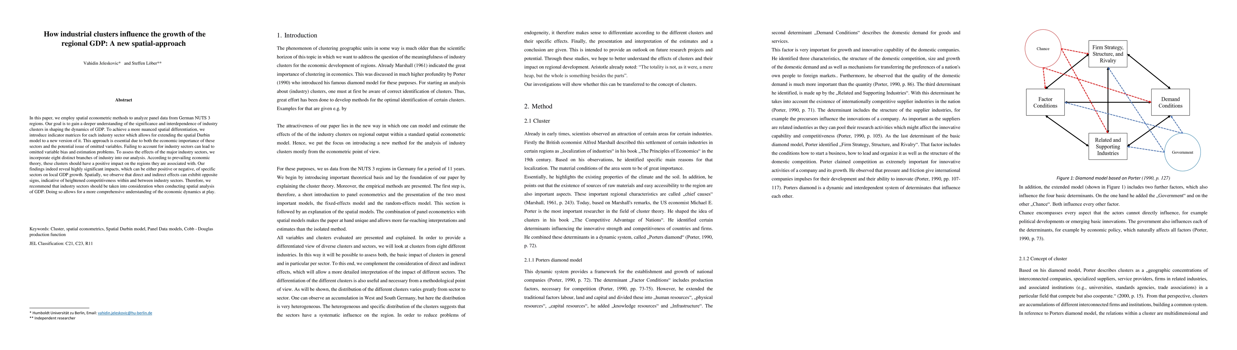 Thumbnail for How industrial clusters influence the growth of the regional GDP: A
  spatial-approach