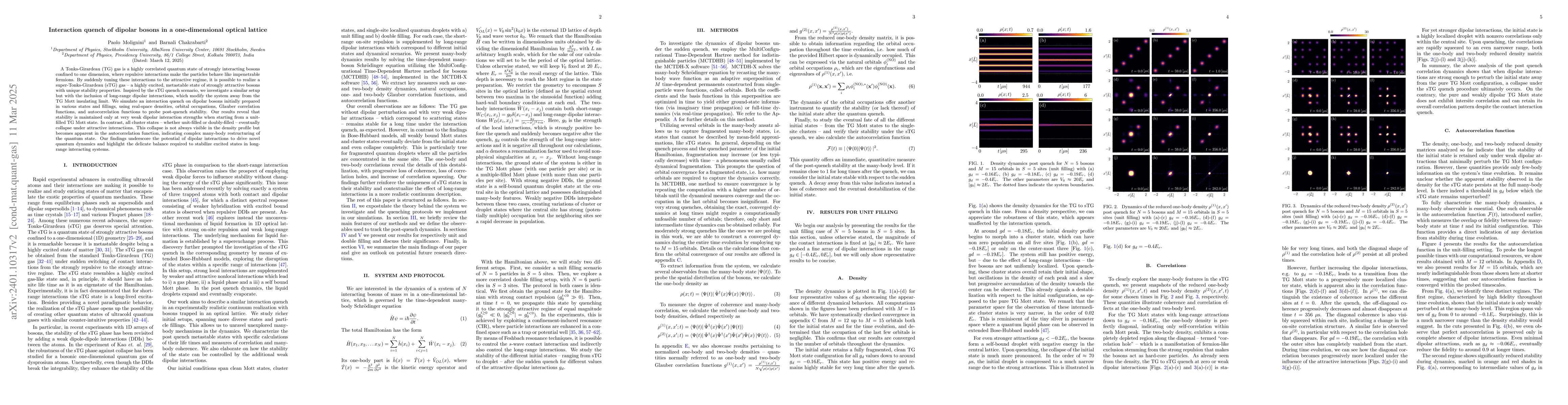 Thumbnail for Super-Tonks-Girardeau quench of dipolar bosons in a one-dimensional
  optical lattice