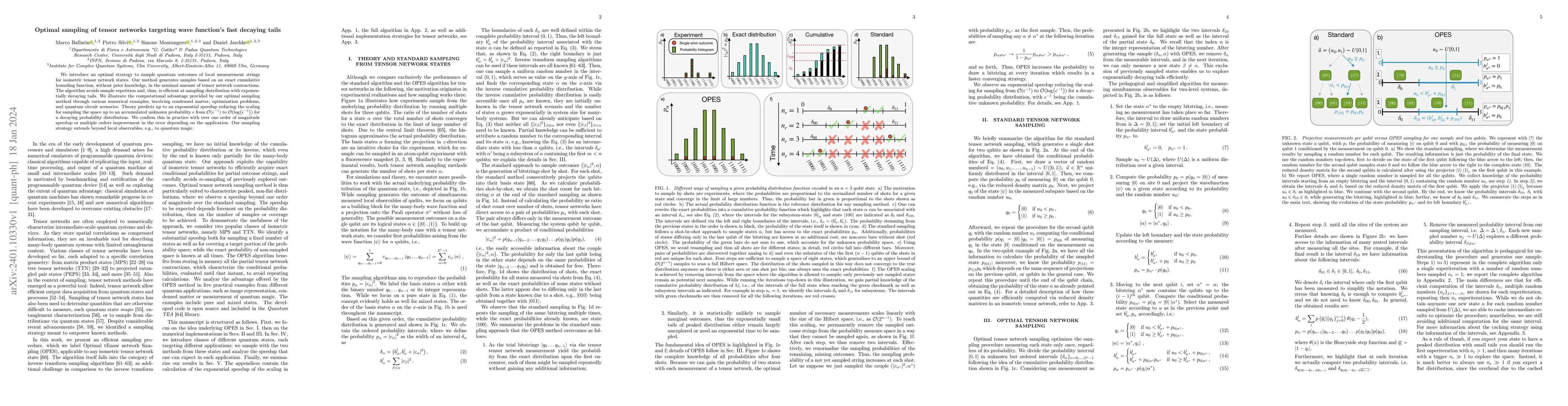 Thumbnail for Optimal sampling of tensor networks targeting wave function's fast
  decaying tails