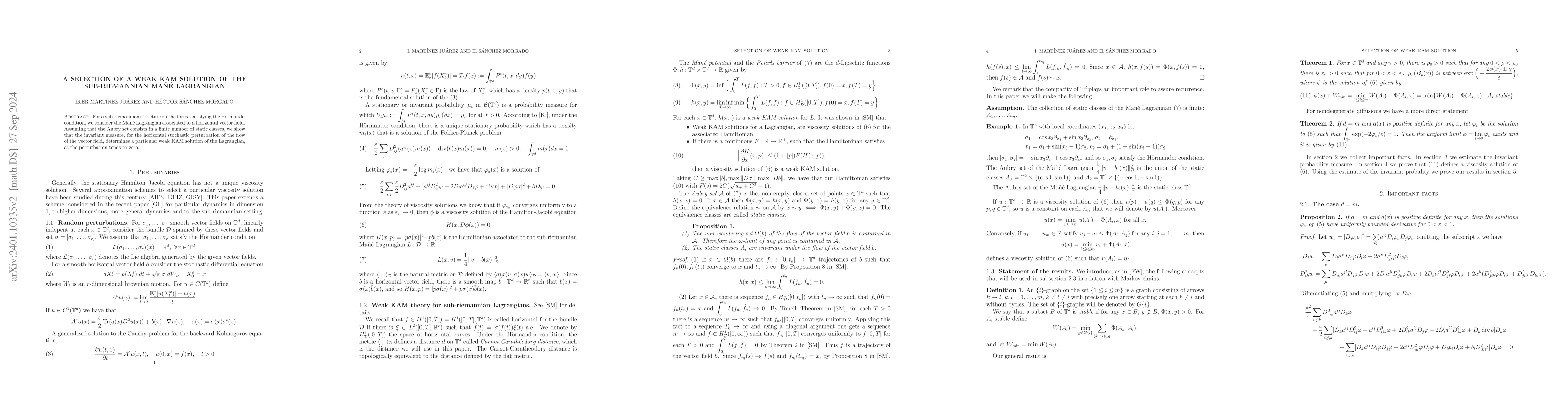 Thumbnail for A selection principle for a viscosity solution of the Ma\~n\'e
  Lagrangian
