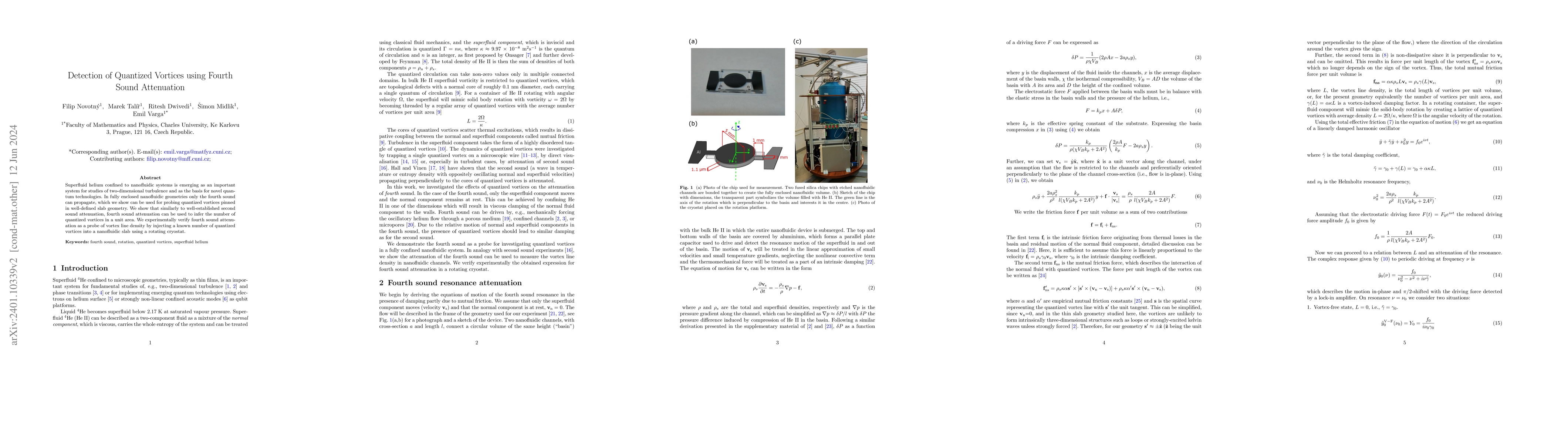 Thumbnail for Detection of Quantized Vortices using Fourth Sound Attenuation