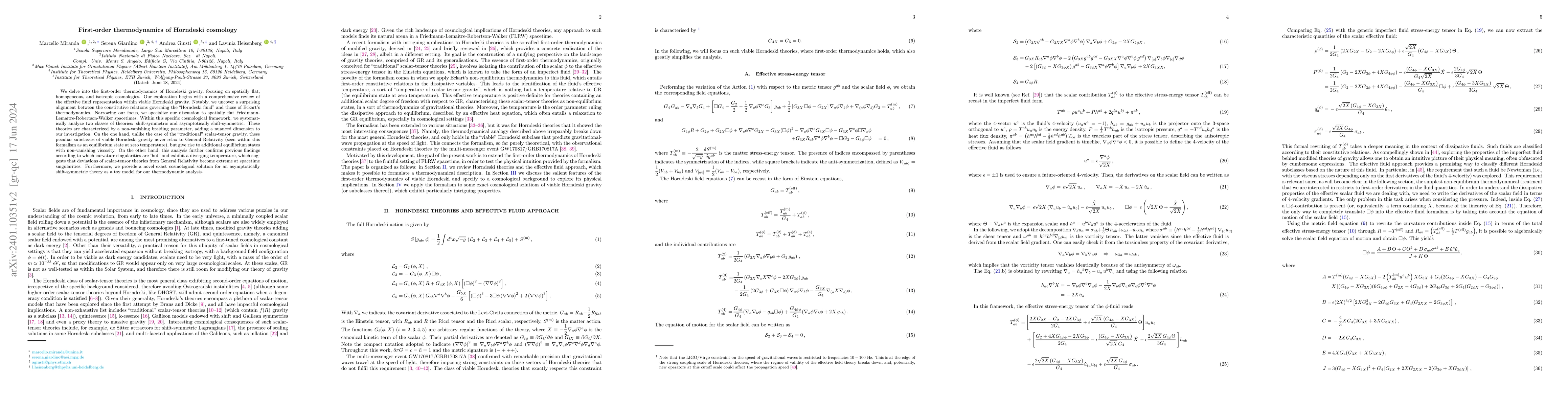 Thumbnail for First-order thermodynamics of Horndeski cosmology