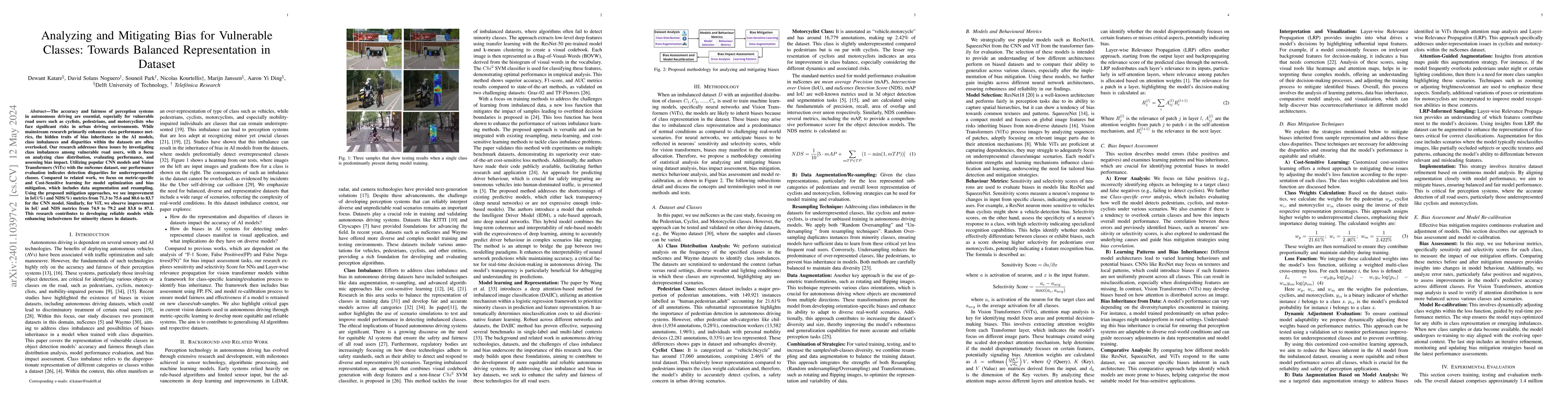 Thumbnail for Analyzing and Mitigating Bias for Vulnerable Classes: Towards Balanced
  Representation in Dataset