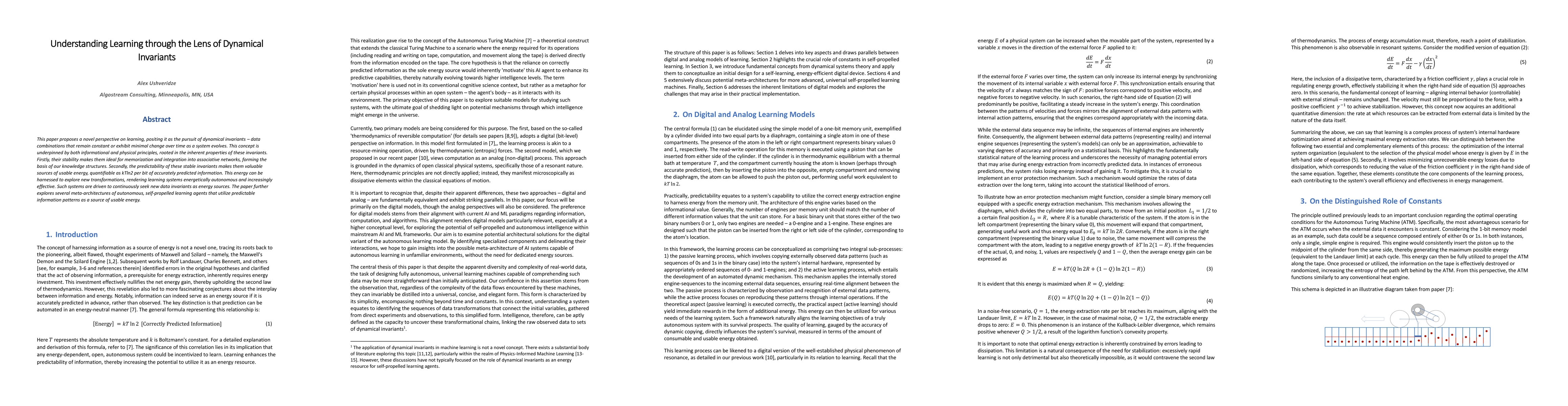 Thumbnail for Understanding Learning through the Lens of Dynamical Invariants