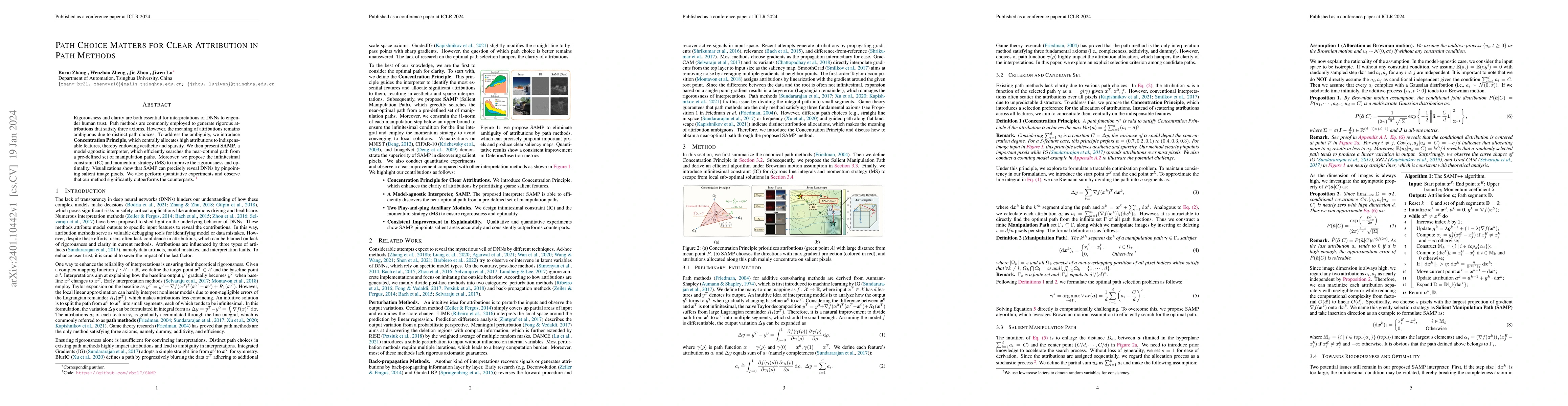 Thumbnail for Path Choice Matters for Clear Attribution in Path Methods