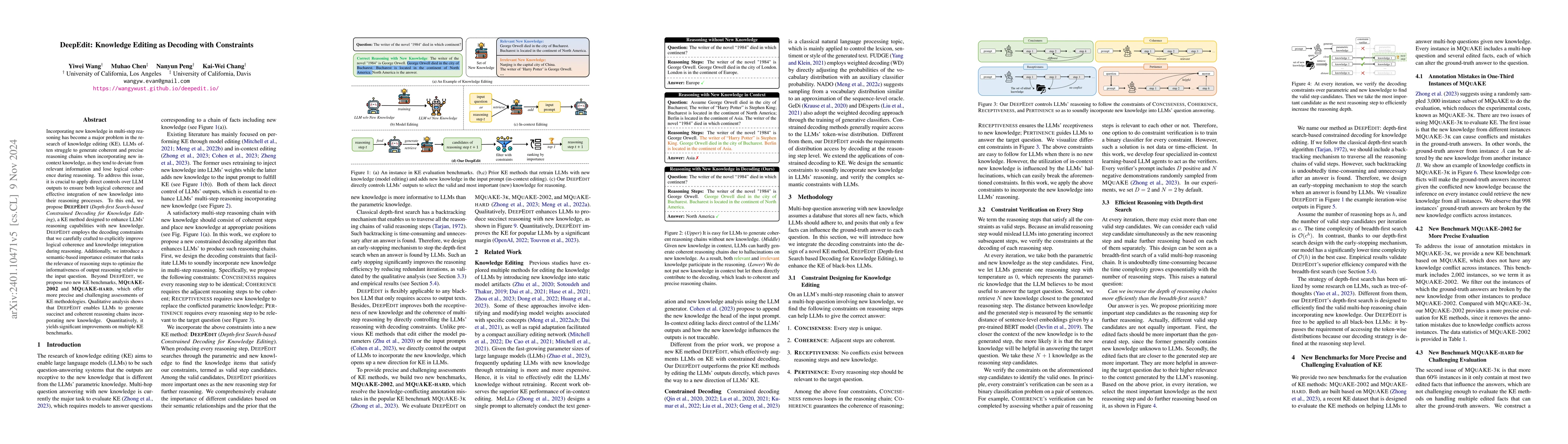 Thumbnail for DeepEdit: Knowledge Editing as Decoding with Constraints