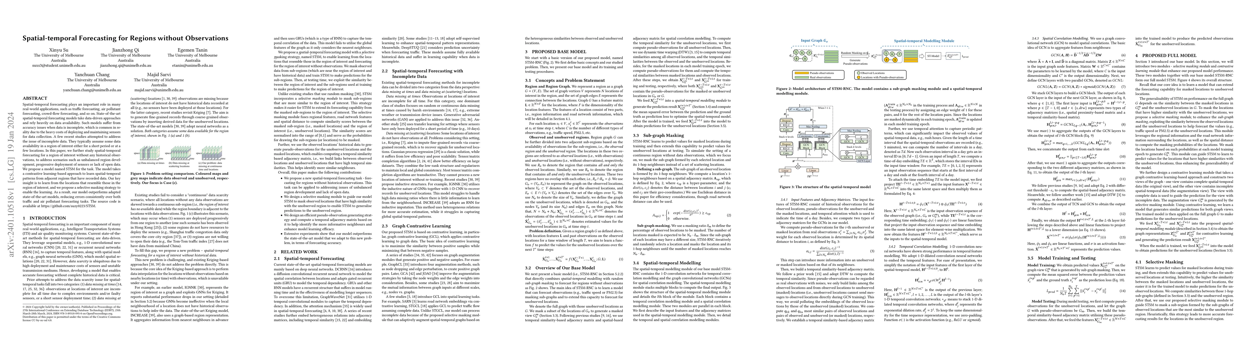 Thumbnail for Spatial-temporal Forecasting for Regions without Observations