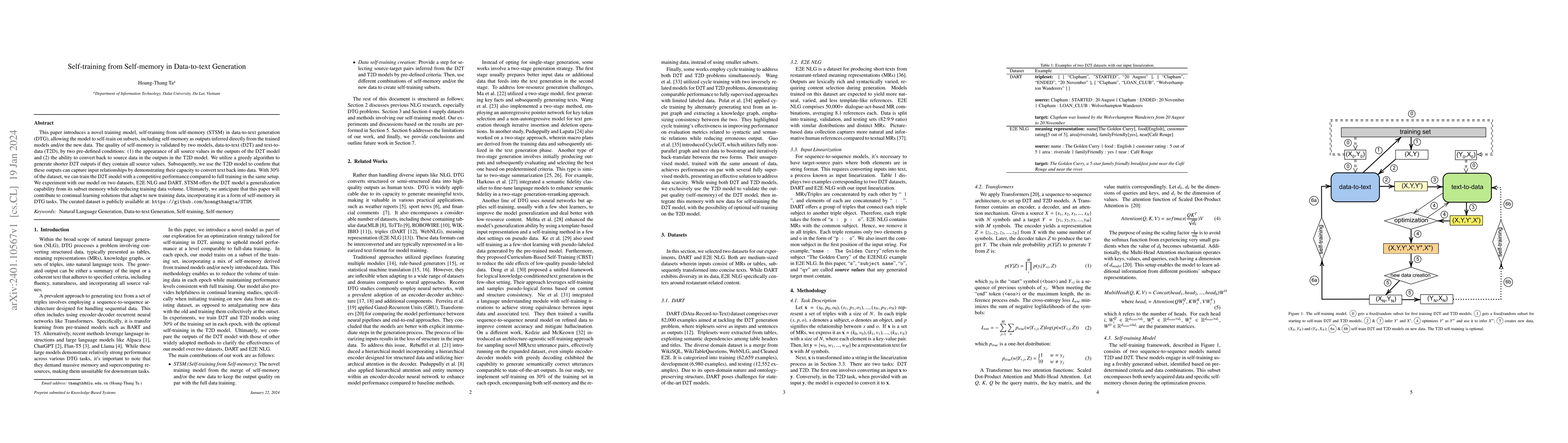 Thumbnail for Self-training from Self-memory in Data-to-text Generation