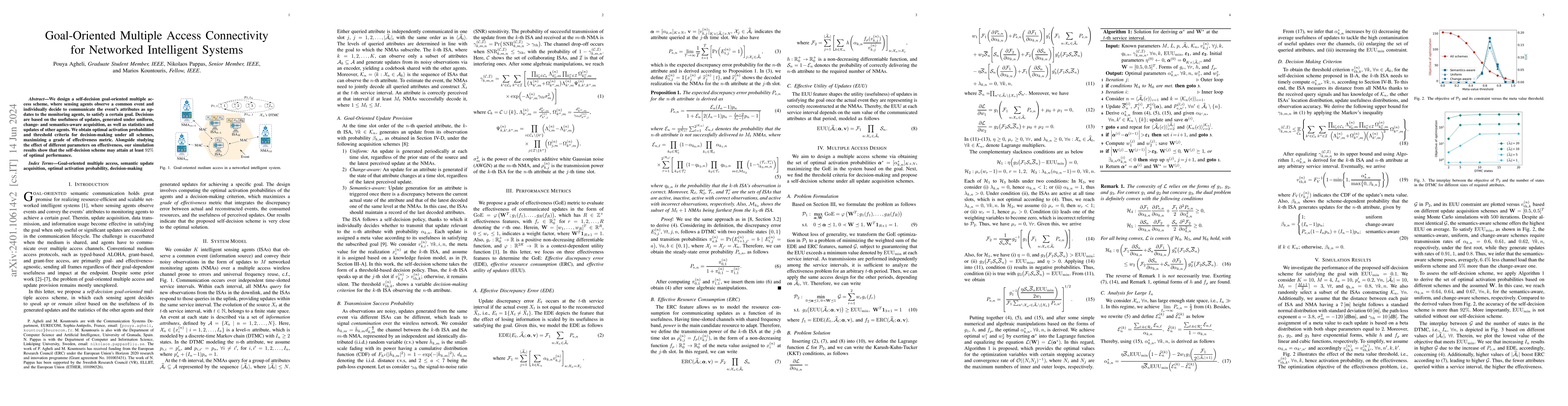 Thumbnail for Goal-Oriented Multiple Access Connectivity for Networked Intelligent
  Systems