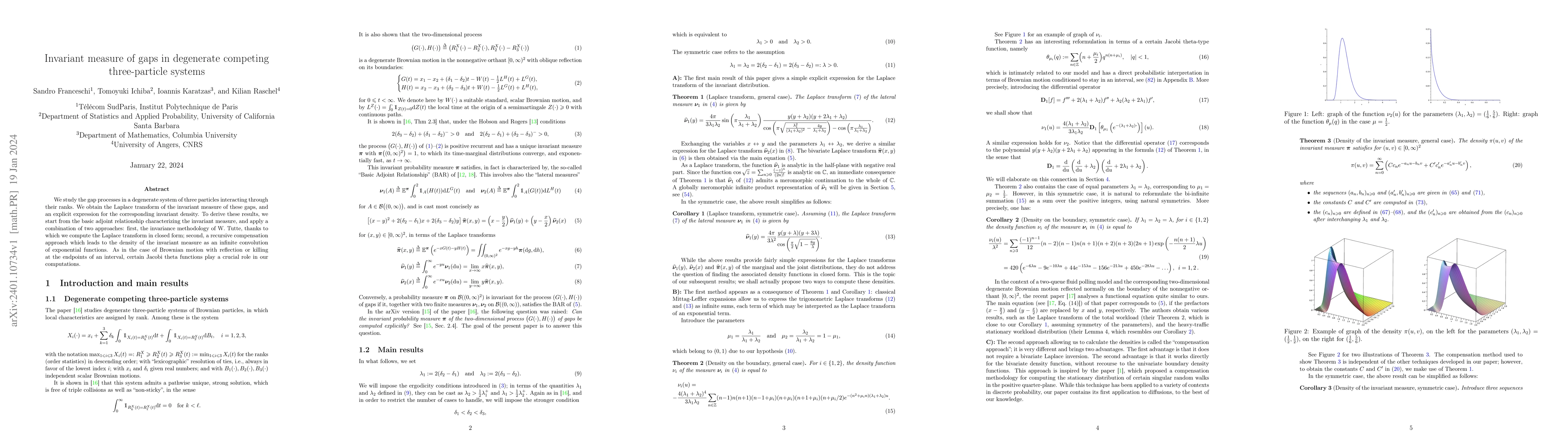 Thumbnail for Invariant measure of gaps in degenerate competing three-particle systems