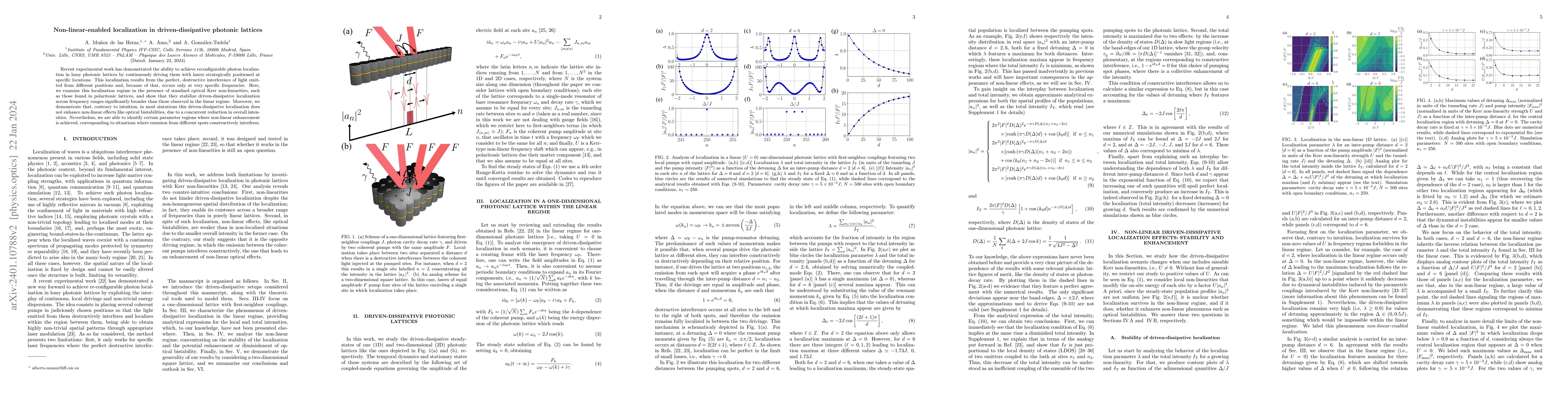 Thumbnail for Non-linear-enabled localization in driven-dissipative photonic lattices