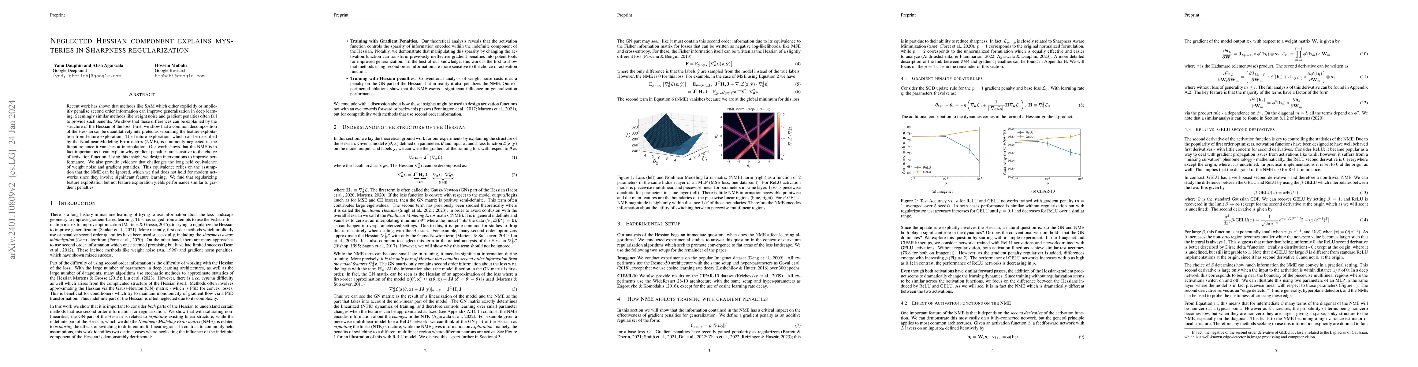 Thumbnail for Neglected Hessian component explains mysteries in Sharpness
  regularization