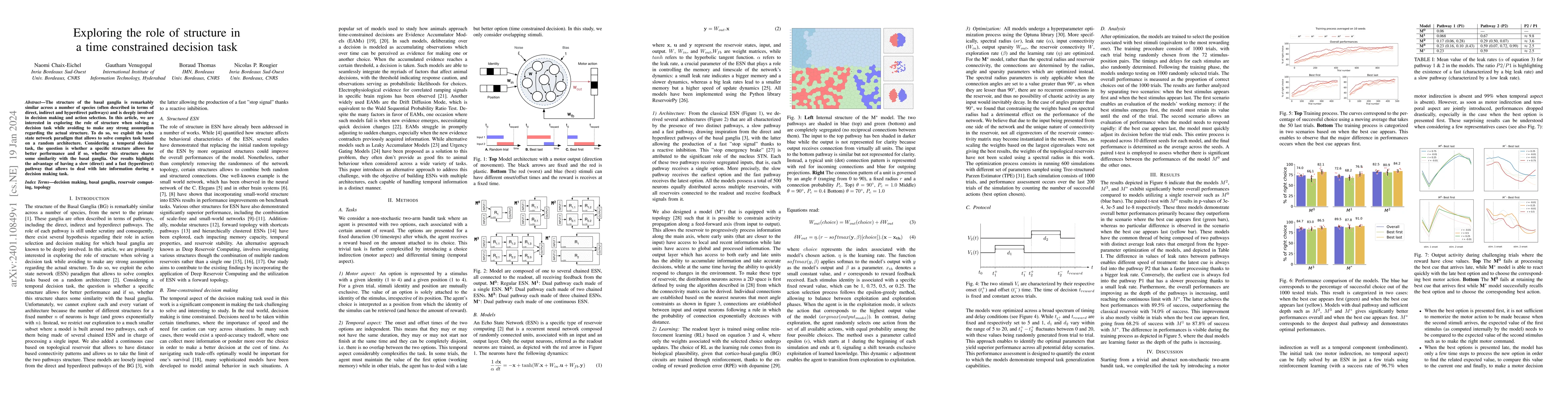 Thumbnail for Exploring the role of structure in a time constrained decision task