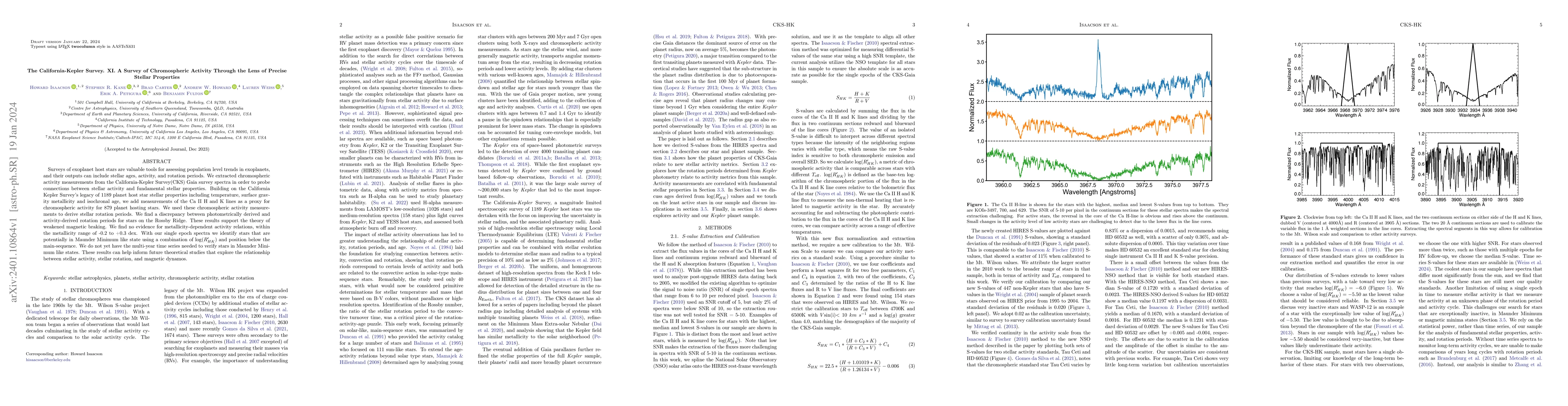 Thumbnail for The California-Kepler Survey. XI. A Survey of Chromospheric Activity
  Through the Lens of Precise Stellar Properties