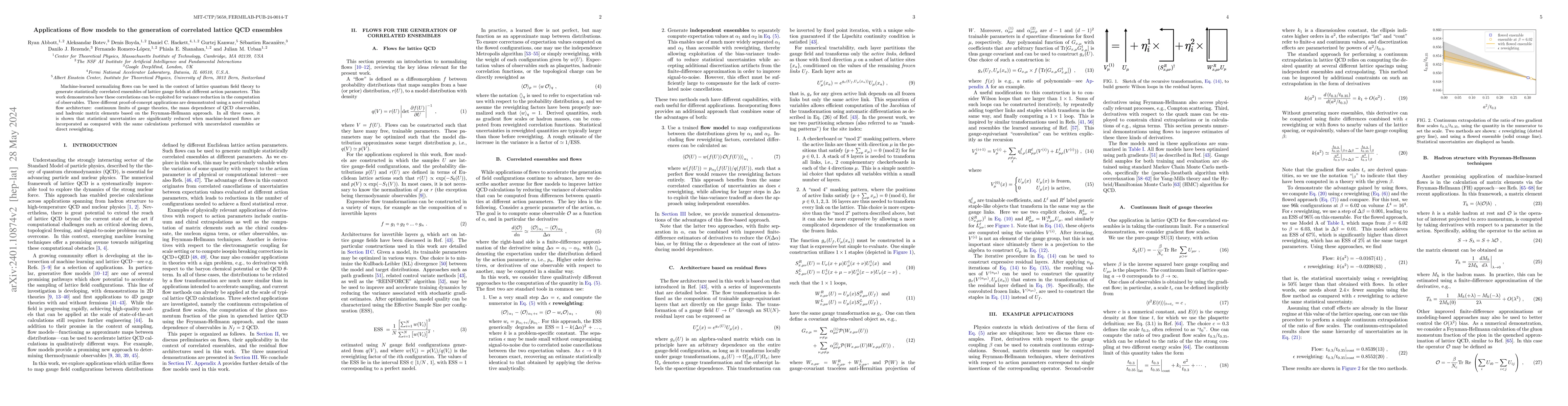 Thumbnail for Applications of flow models to the generation of correlated lattice QCD
  ensembles
