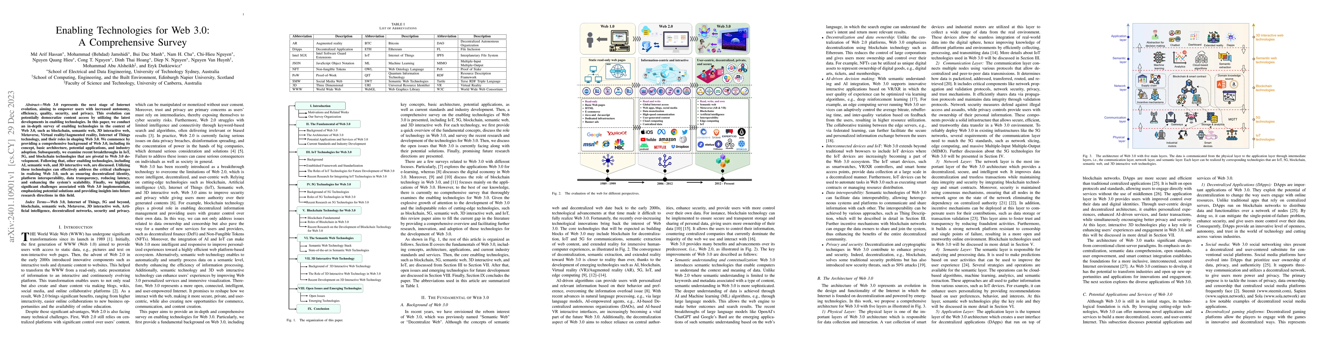 Thumbnail for Enabling Technologies for Web 3.0: A Comprehensive Survey