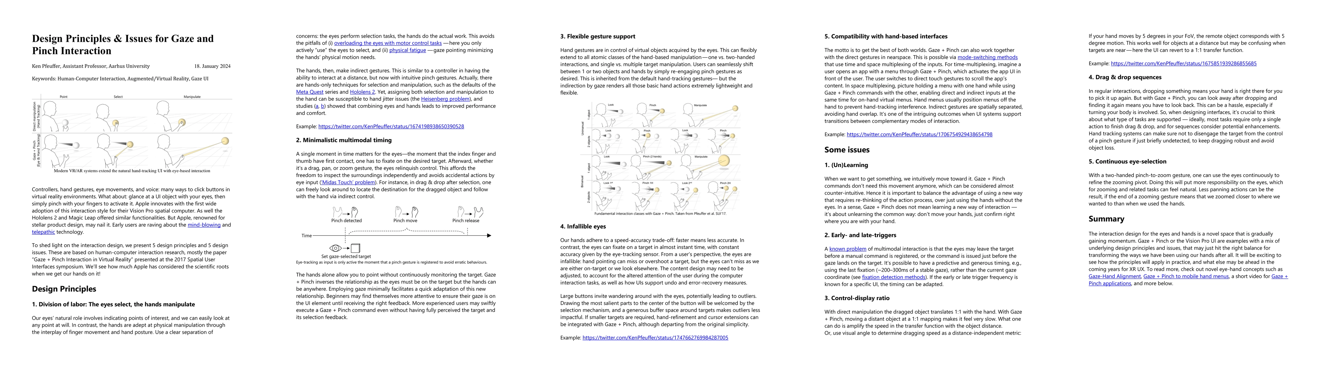 Thumbnail for Design Principles & Issues for Gaze and Pinch Interaction