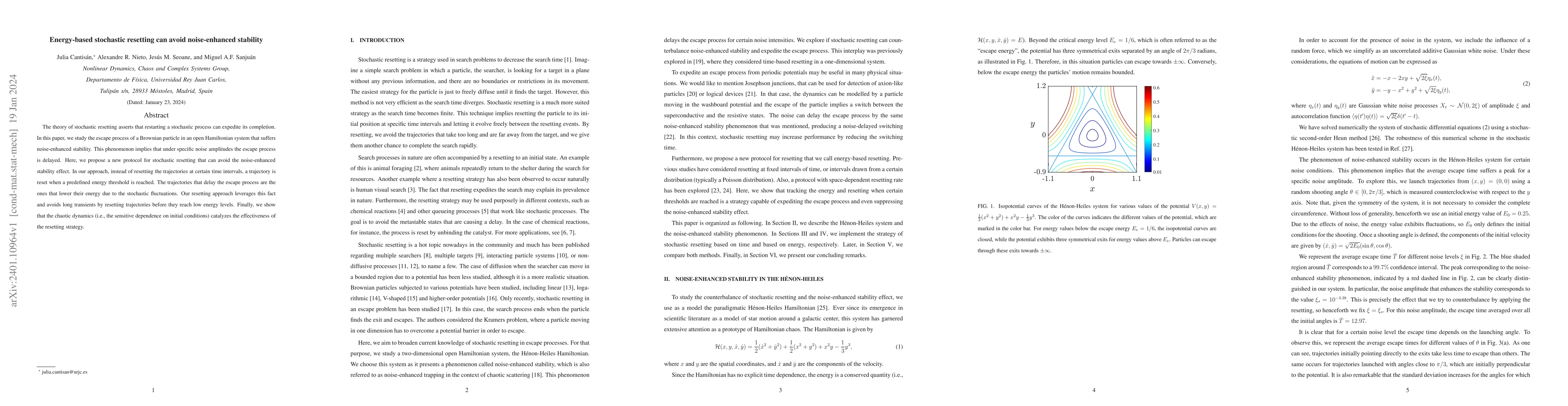 Thumbnail for Energy-based stochastic resetting can avoid noise-enhanced stability