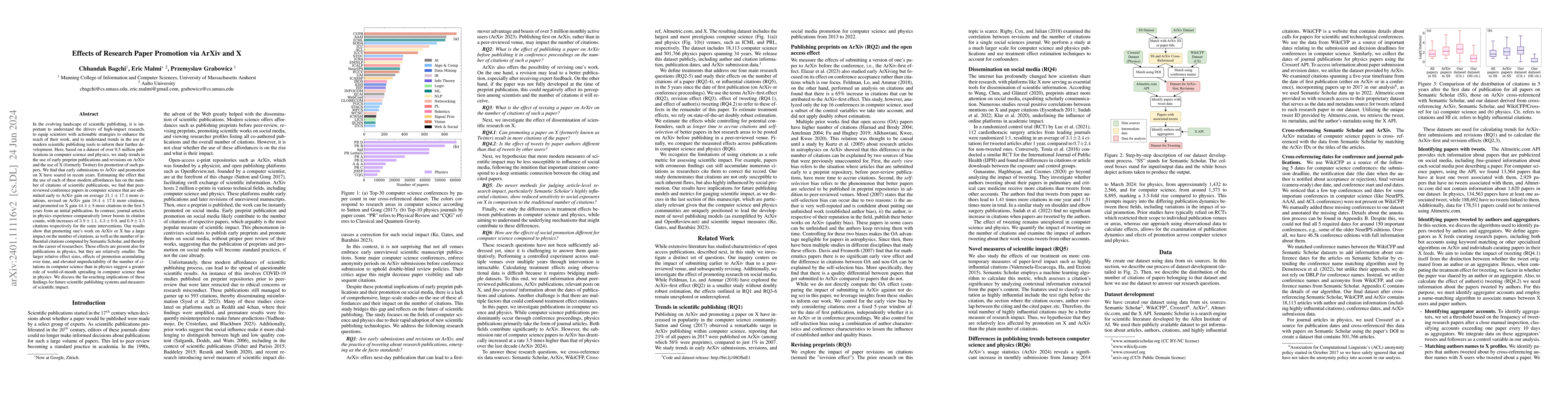 Thumbnail for Effects of Research Paper Promotion via ArXiv and X