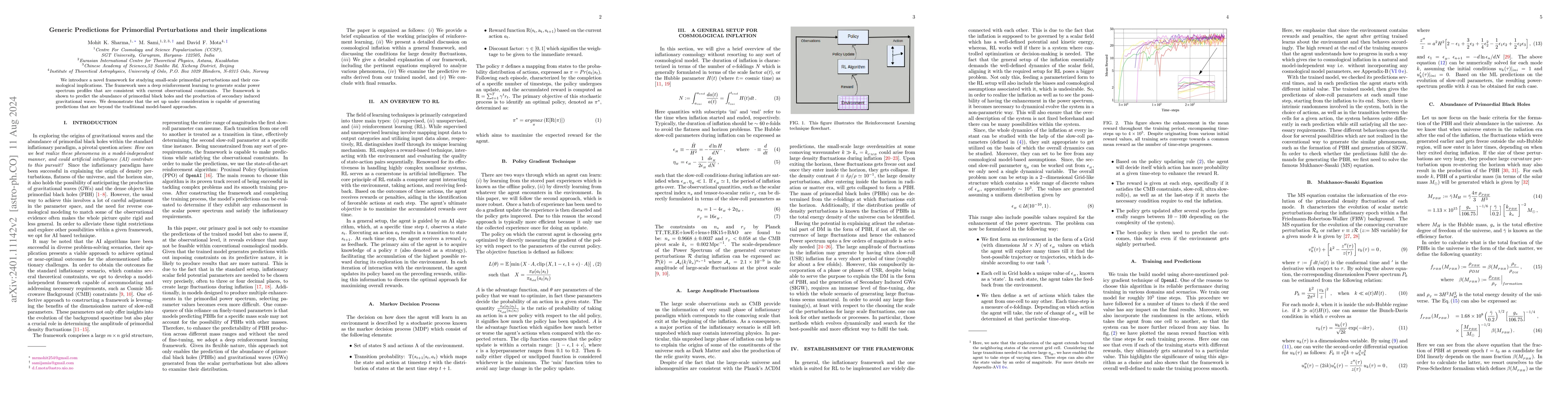 Thumbnail for Generic Predictions for Primordial Perturbations and their implications