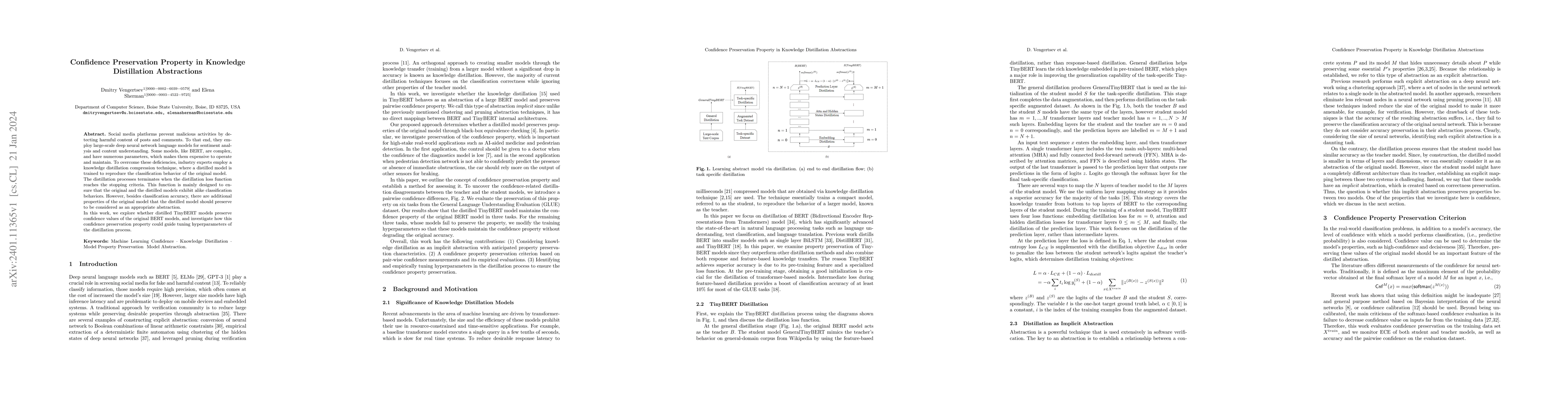 Thumbnail for Confidence Preservation Property in Knowledge Distillation Abstractions