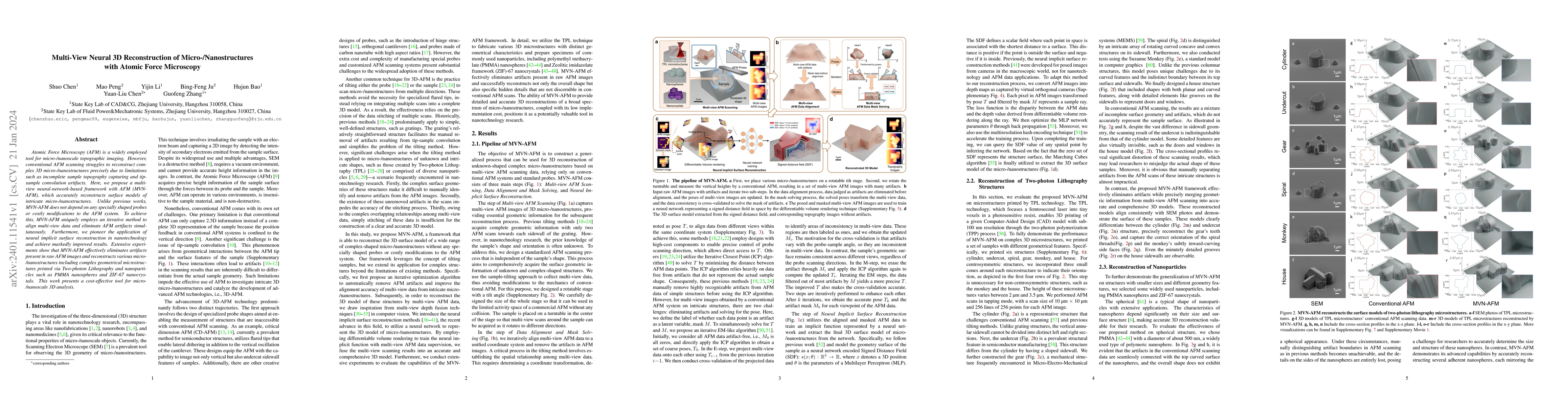 Thumbnail for Multi-View Neural 3D Reconstruction of Micro-/Nanostructures with Atomic
  Force Microscopy