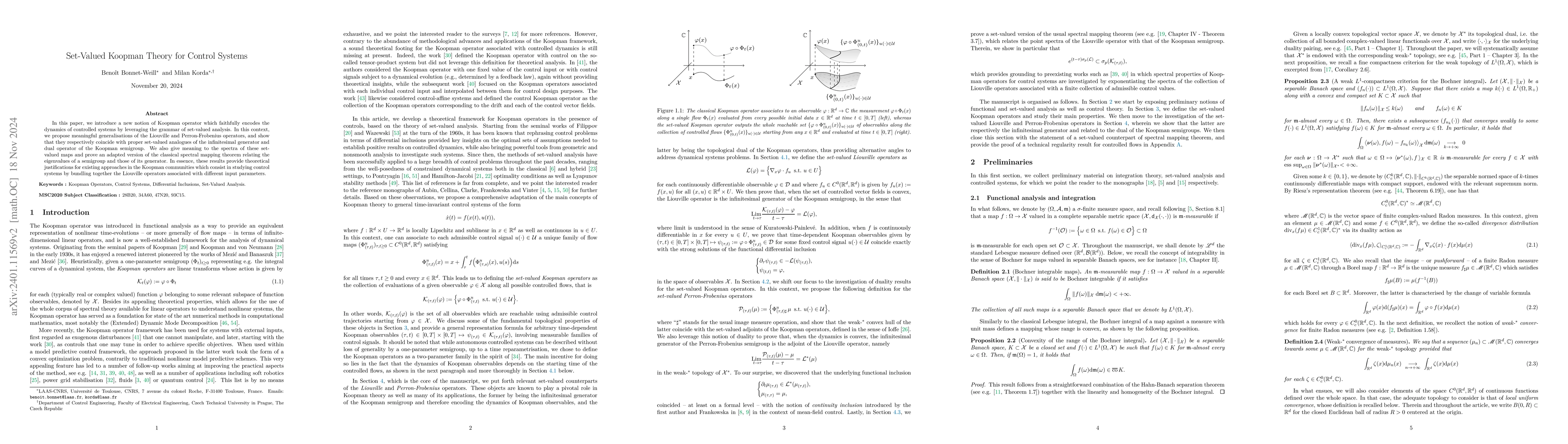Thumbnail for Set-Valued Koopman Theory for Control Systems