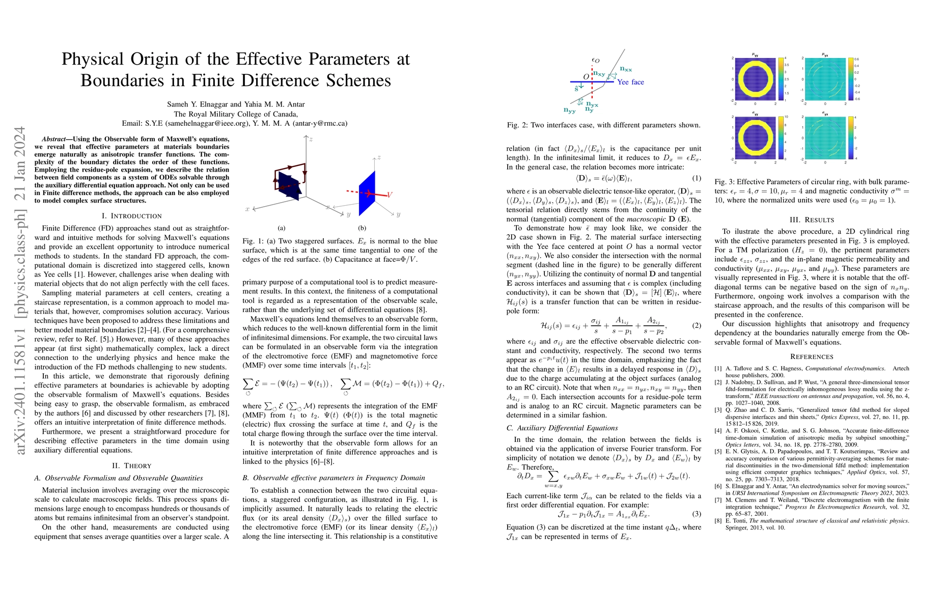 Thumbnail for Physical Origin of the Effective Parameters at Boundaries in Finite
  Difference Schemes