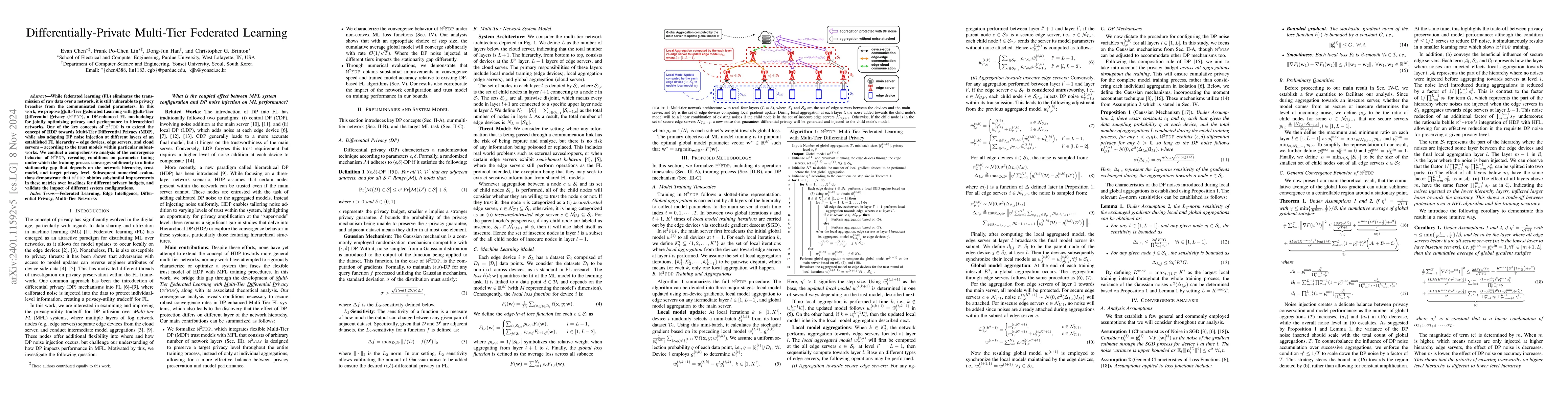 Thumbnail for Differentially-Private Hierarchical Federated Learning
