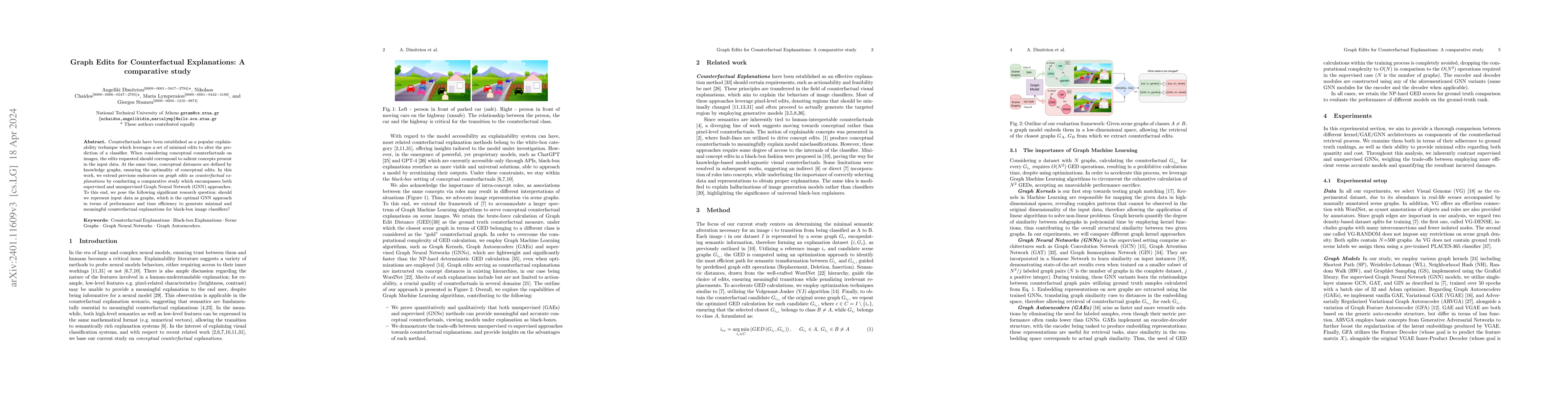 Thumbnail for Graph Edits for Counterfactual Explanations: A comparative study