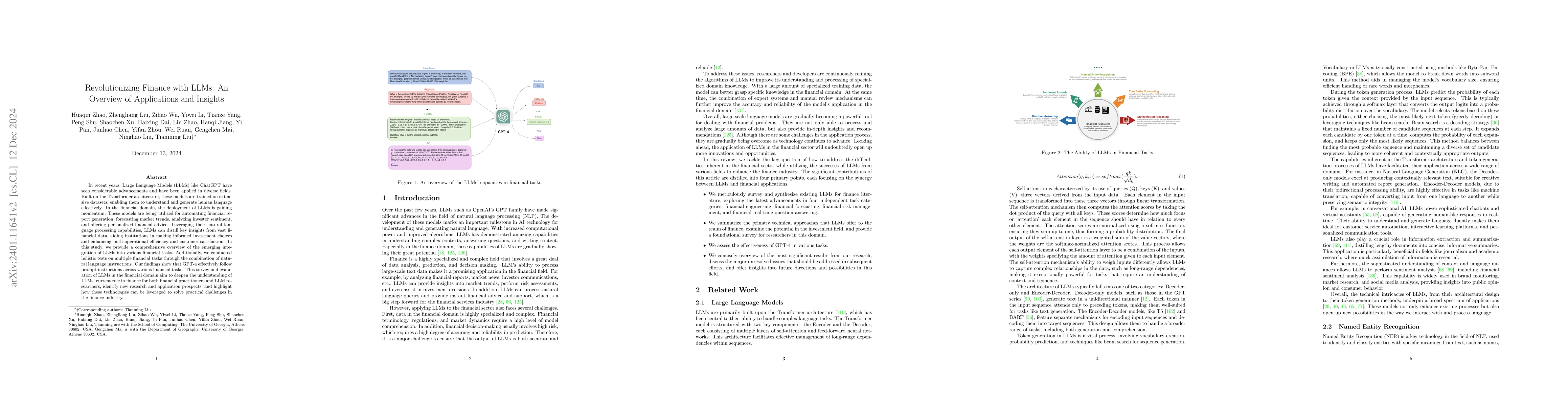 Thumbnail for Revolutionizing Finance with LLMs: An Overview of Applications and
  Insights