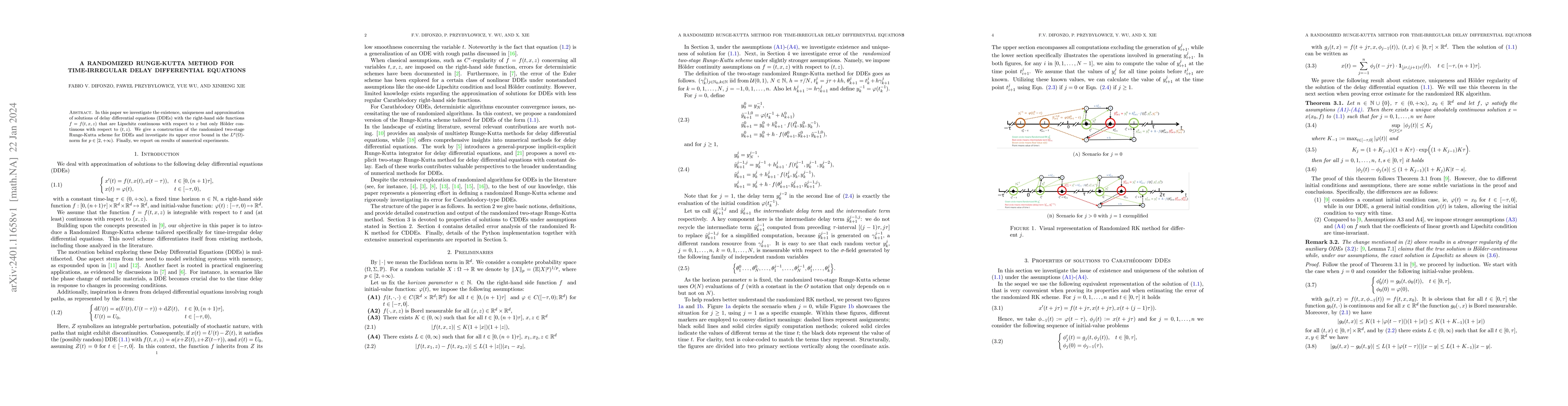 Thumbnail for A Randomized Runge-Kutta Method for time-irregular delay differential
  equations