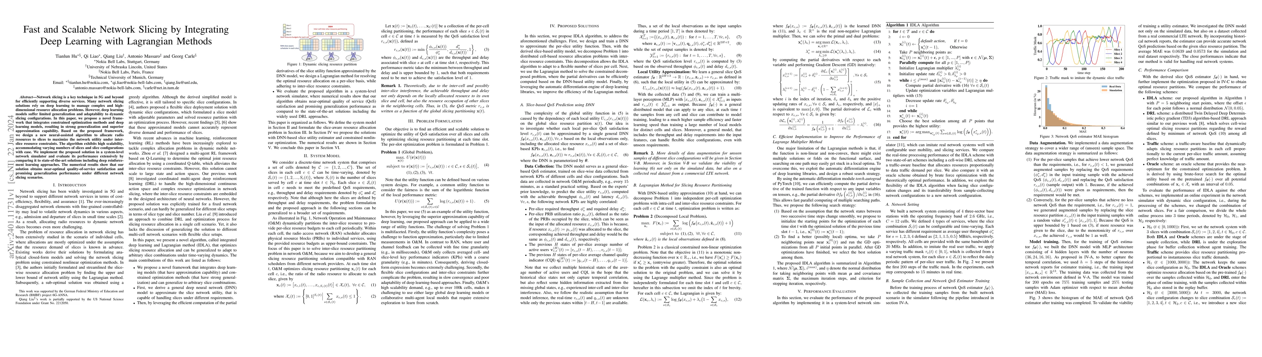 Thumbnail for Fast and Scalable Network Slicing by Integrating Deep Learning with
  Lagrangian Methods