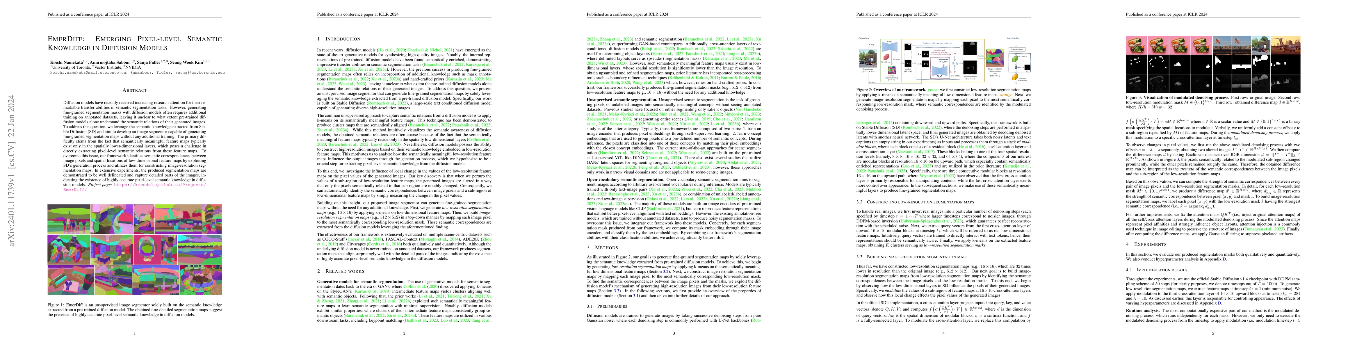 Thumbnail for EmerDiff: Emerging Pixel-level Semantic Knowledge in Diffusion Models