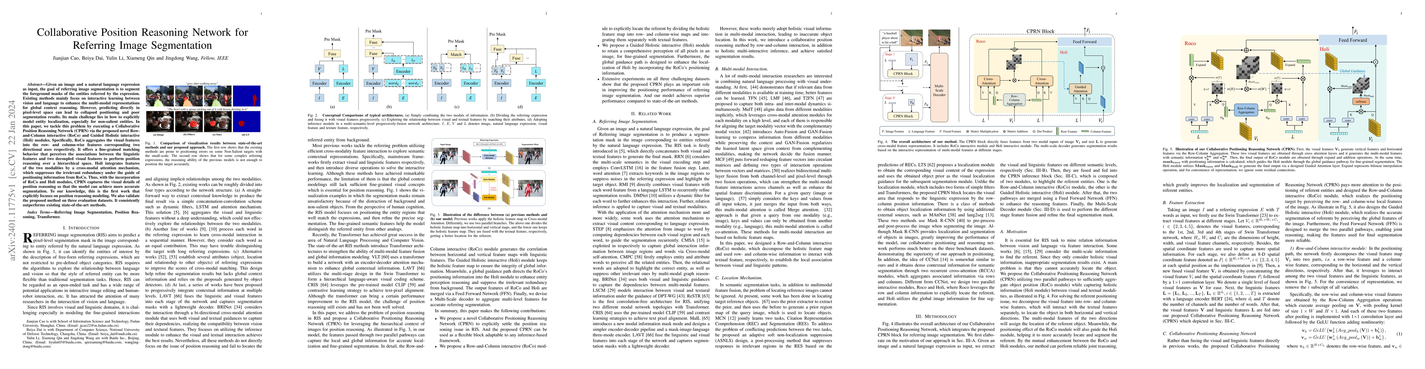 Thumbnail for Collaborative Position Reasoning Network for Referring Image
  Segmentation