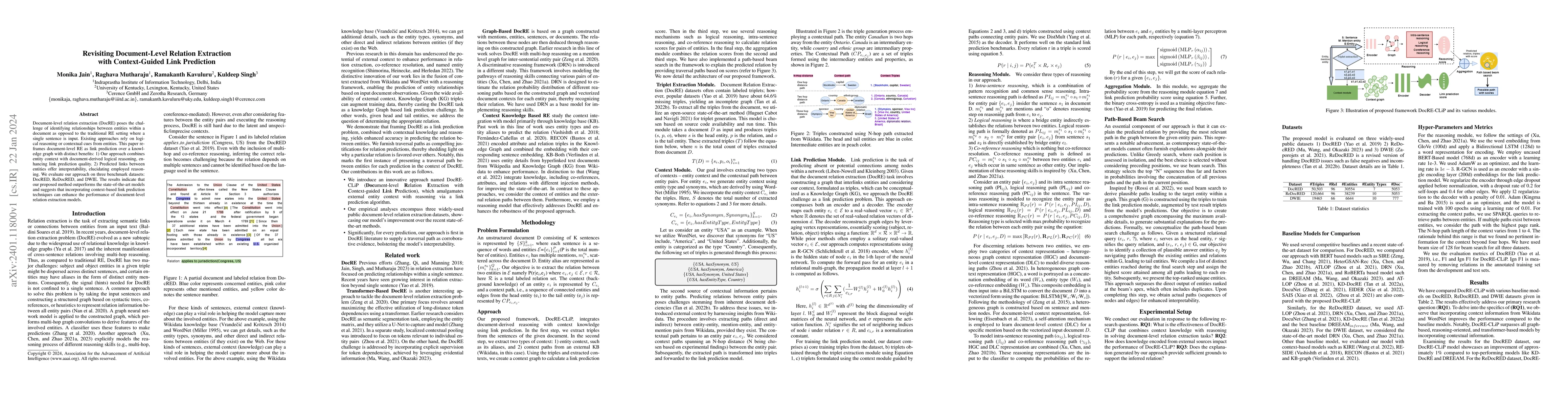 Thumbnail for Revisiting Document-Level Relation Extraction with Context-Guided Link
  Prediction
