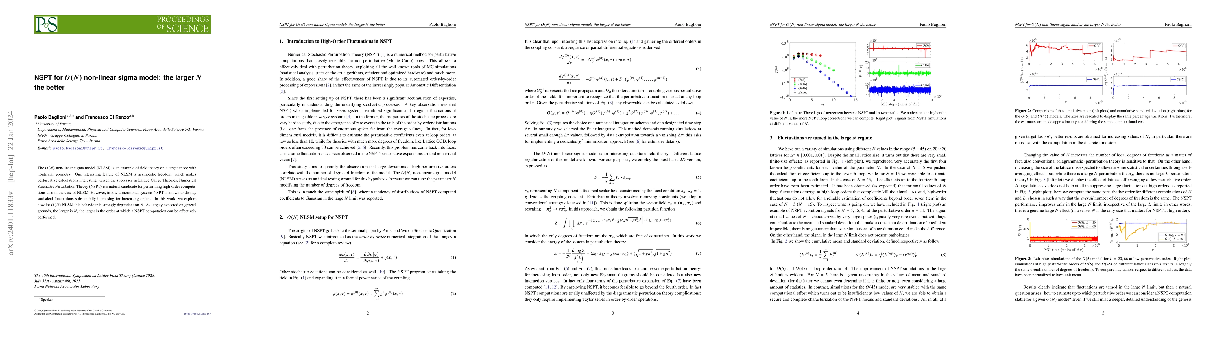 Thumbnail for NSPT for $O(N)$ non-linear sigma model: the larger $N$ the better