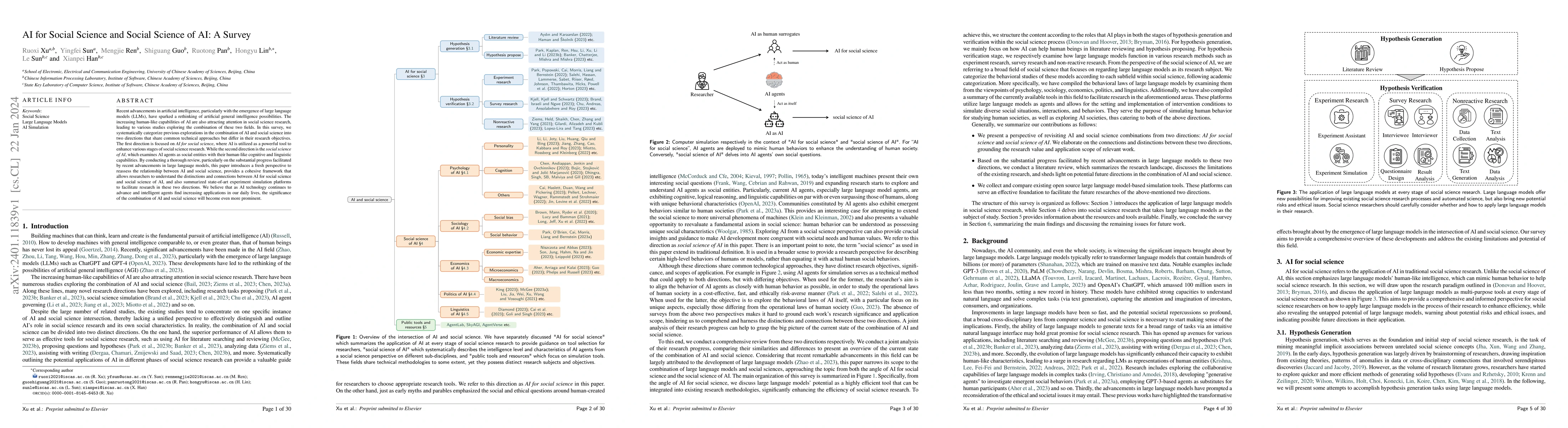 Thumbnail for AI for social science and social science of AI: A Survey