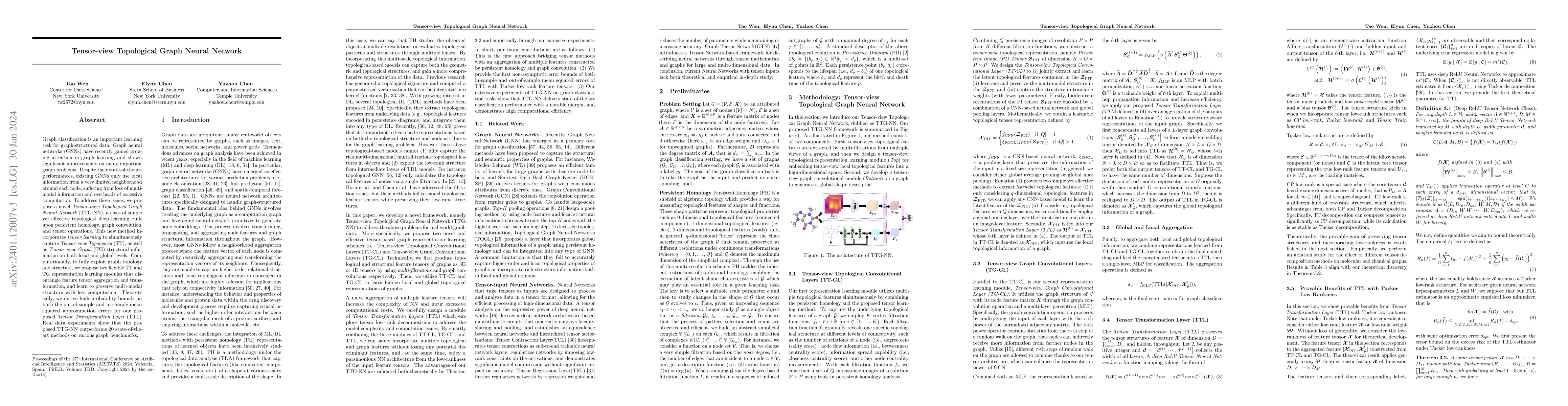 Thumbnail for Tensor-view Topological Graph Neural Network