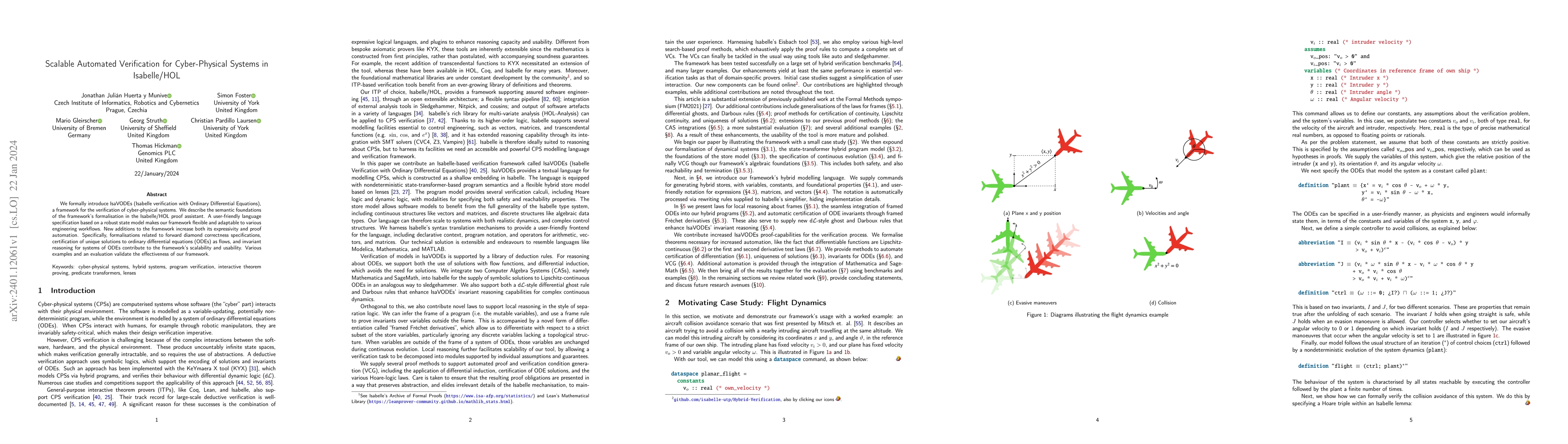 Thumbnail for Scalable Automated Verification for Cyber-Physical Systems in
  Isabelle/HOL