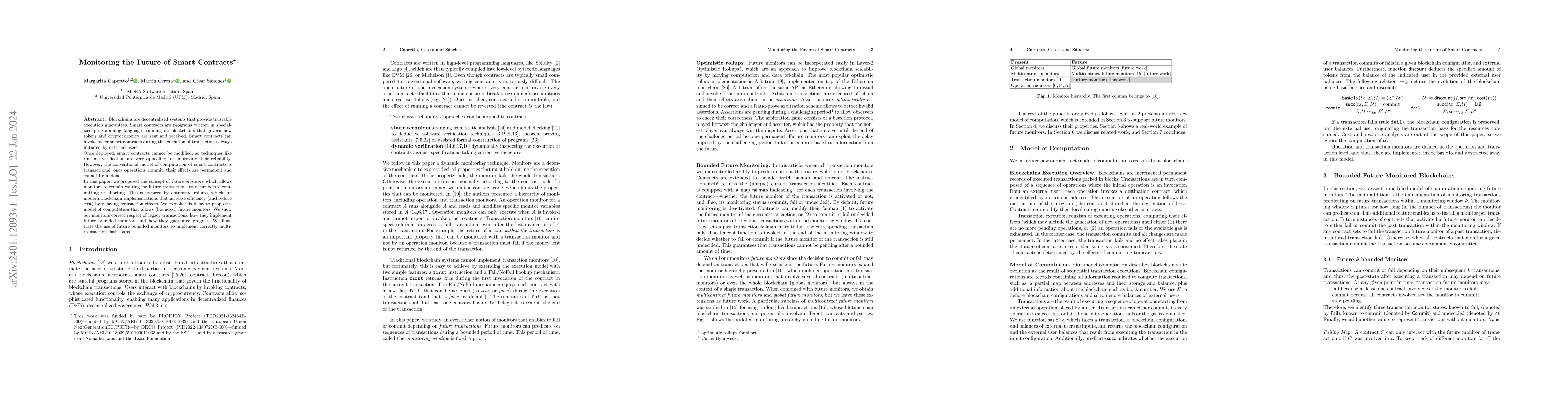 Thumbnail for Monitoring the Future of Smart Contracts