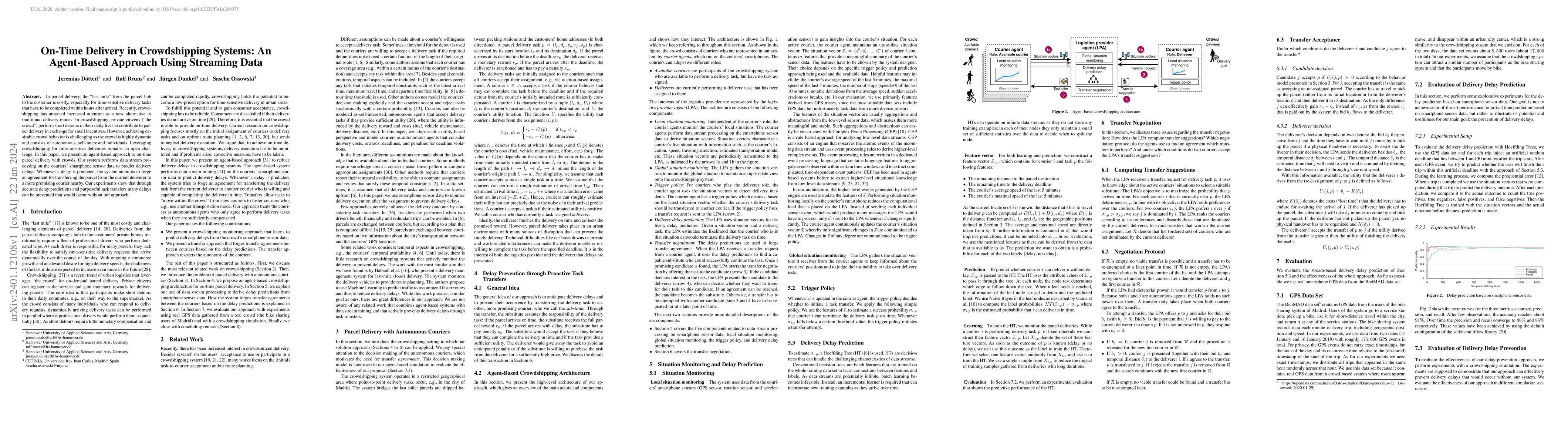 Thumbnail for On-Time Delivery in Crowdshipping Systems: An Agent-Based Approach Using
  Streaming Data