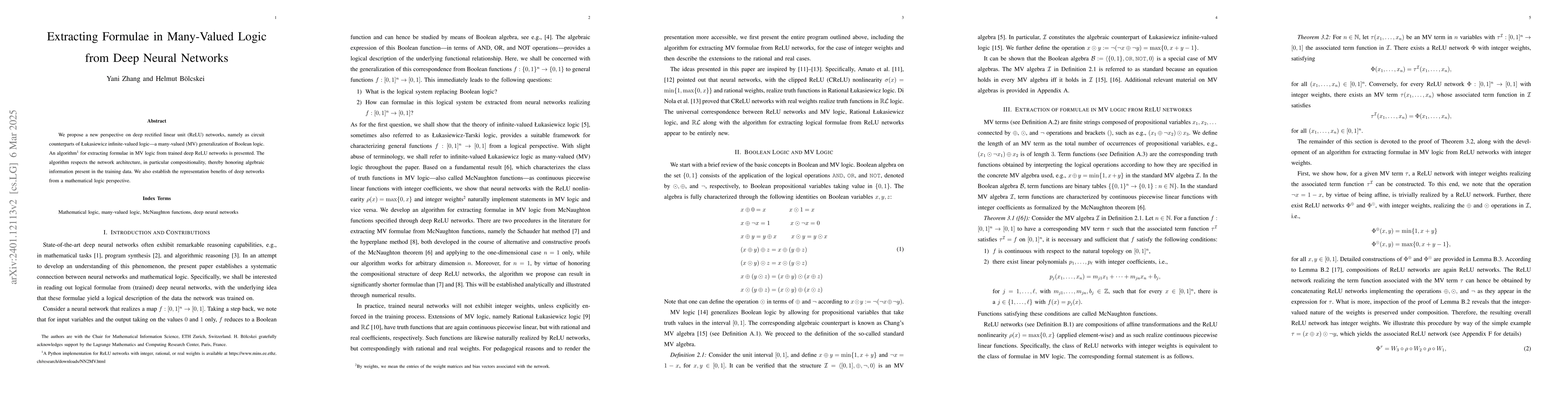 Thumbnail for Extracting Formulae in Many-Valued Logic from Deep Neural Networks