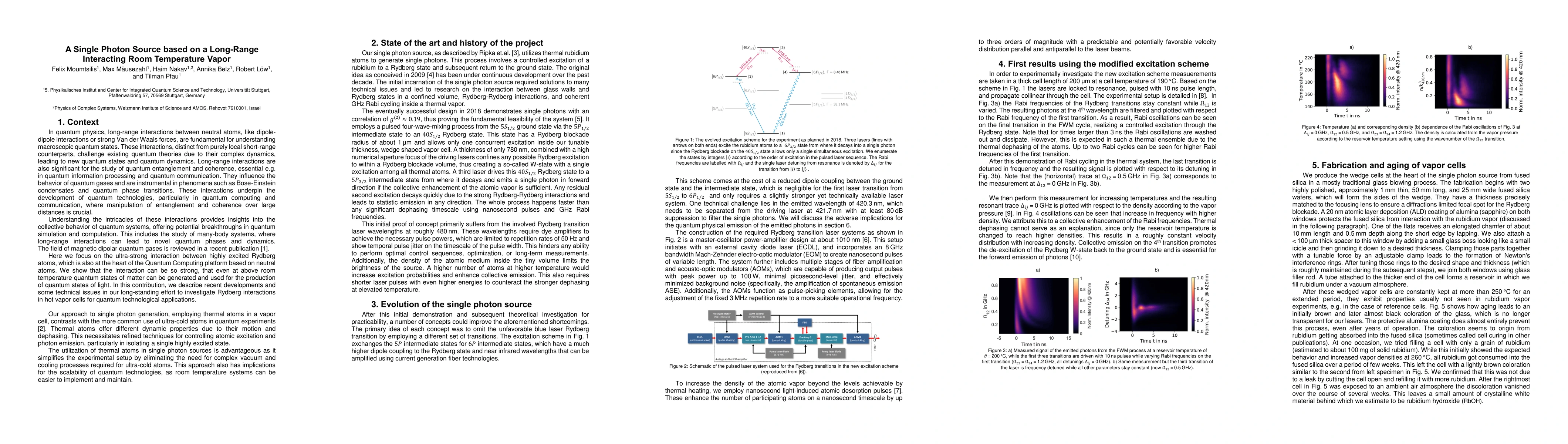 Thumbnail for A Single Photon Source based on a Long-Range Interacting Room
  Temperature Vapor