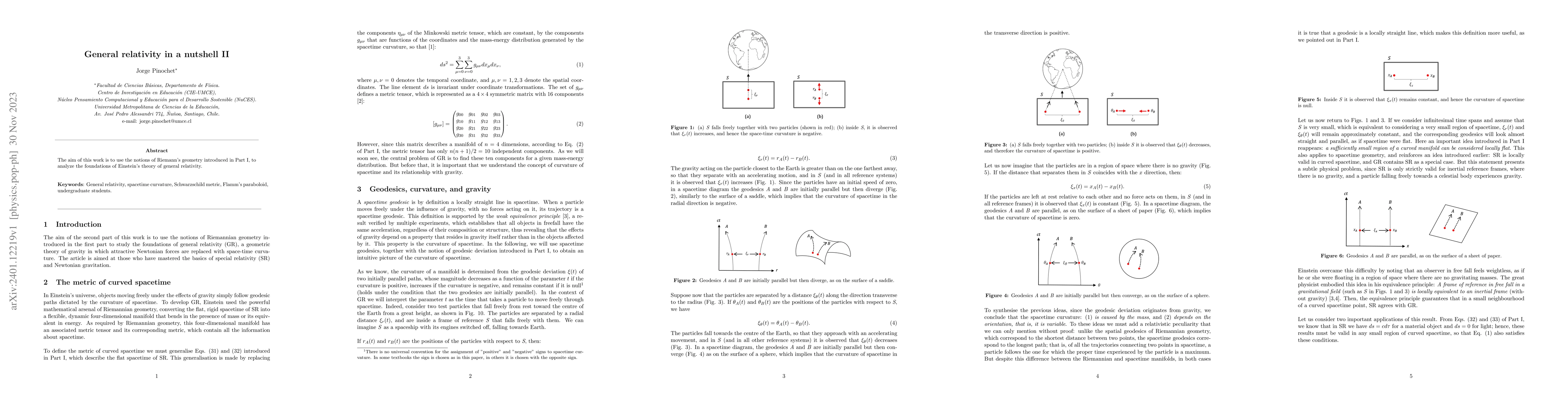 Thumbnail for General relativity in a nutshell II