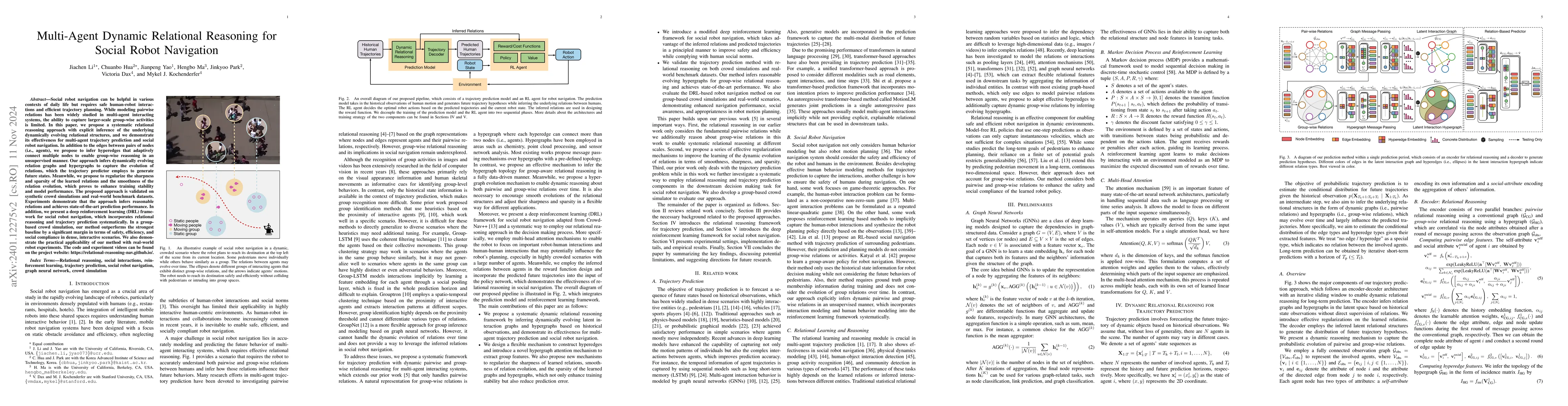 Thumbnail for Multi-Agent Dynamic Relational Reasoning for Social Robot Navigation