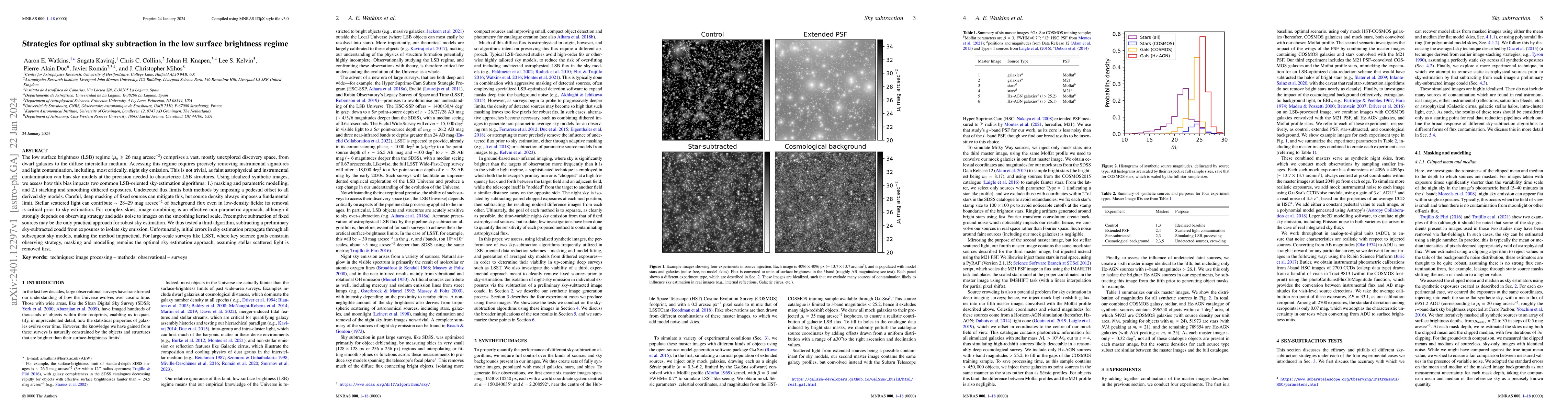 Thumbnail for Strategies for optimal sky subtraction in the low surface brightness
  regime